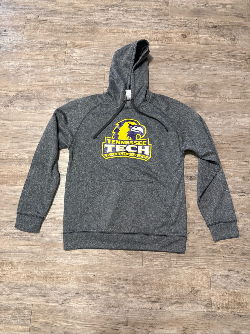 Tennessee Golden Eagles Gray Hoodie with Yellow Logo